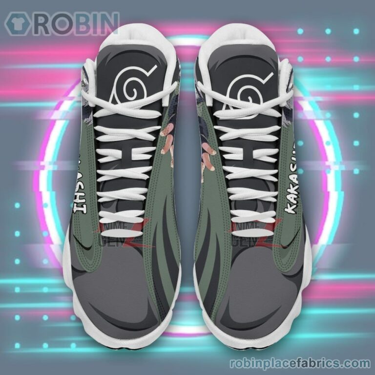 Anime Shoes Kakashi Naruto Anime Air Jordan 13 Sneakers
