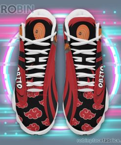 anime shoes naruto akatsuki obito air jordan 13 sneakers 202 A29Zu