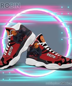 Anime Shoes Naruto Akatsuki Obito Air Jordan 13 Sneakers