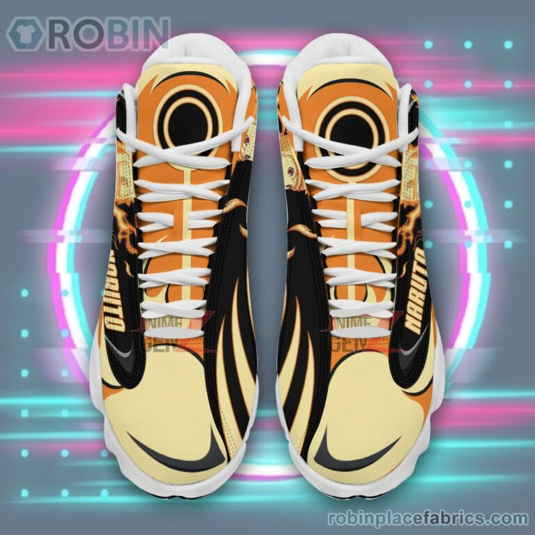 Anime Shoes Naruto Bijuu Mode Anime Air Jordan 13 Sneakers