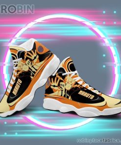 Anime Shoes Naruto Bijuu Mode Anime Air Jordan 13 Sneakers