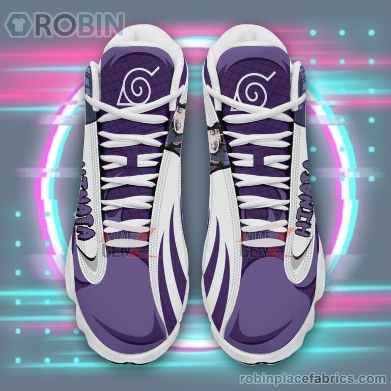 Anime Shoes Naruto Hyuga Hinata Air Jordan 13 Sneakers