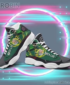 Anime Shoes Naruto Rock Lee Air Jordan 13 Sneakers
