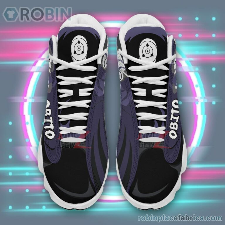 Anime Shoes Naruto Uchiha Obito Air Jordan 13 Sneakers