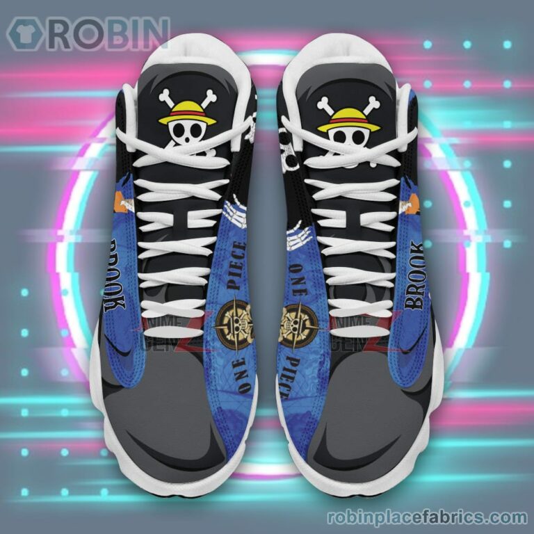Anime Shoes One Piece Brook Air Jordan 13 Sneakers