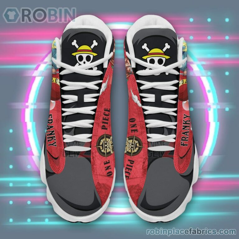 Anime Shoes One Piece Franky Air Jordan 13 Sneakers Custom Animes Shoes