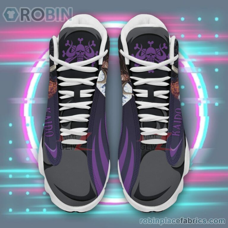 Anime Shoes One Piece Kaido Air Jordan 13 Sneakers