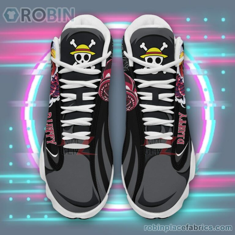 Anime Shoes One Piece Luffy Gear 4 Air Jordan 13 Sneakers