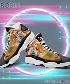 anime shoes one piece nami air jordan 13 sneakers 329 ER53Y