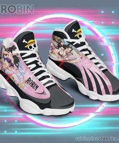 Anime Shoes One Piece Nico Robin Air Jordan 13 Sneakers Custom Animes Shoes