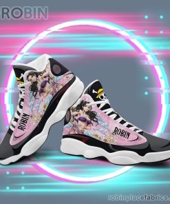 anime shoes one piece nico robin air jordan 13 sneakers custom animes shoes 328 P55L2
