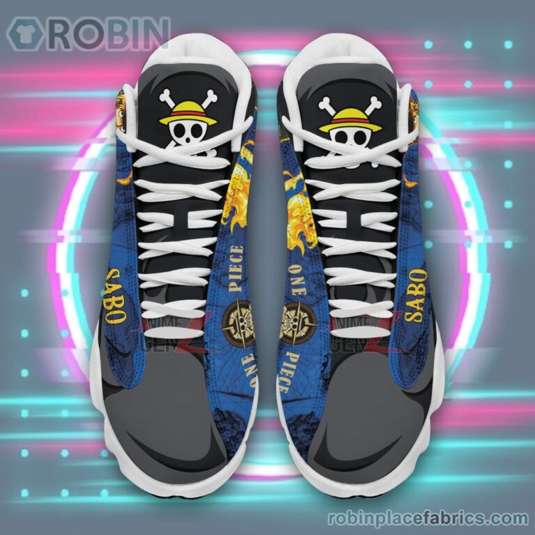 Anime Shoes One Piece Sabo Air Jordan 13 Sneakers