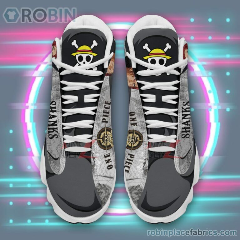 Anime Shoes One Piece Shanks Air Jordan 13 Sneakers