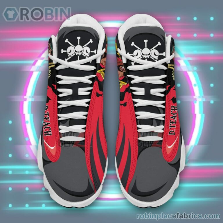 Anime Shoes One Piece Teach Air Jordan 13 Sneakers