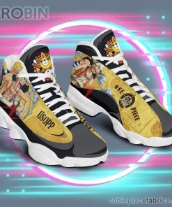 Anime Shoes One Piece Usopp Air Jordan 13 Sneakers