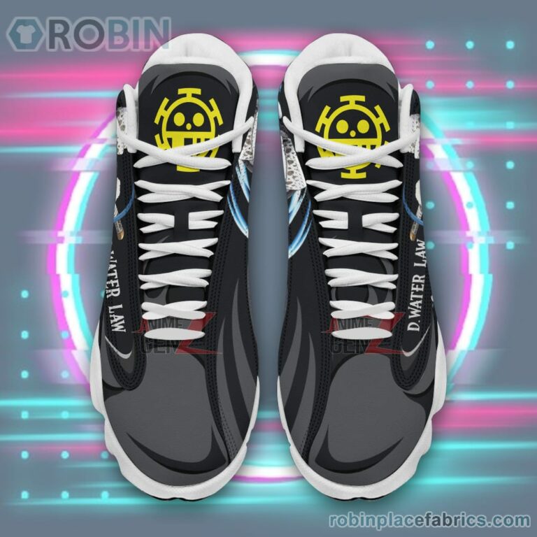 Anime Shoes One Piece Water Law Air Jordan 13 Sneakers