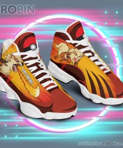 anime shoes pokemon arcanine air jordan 13 sneakers 16 fRMKx
