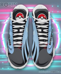 Anime Shoes Pokemon Articuno Air Jordan 13 Sneakers