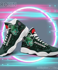 anime shoes pokemon bulbasaur air jordan 13 sneakers 316 Zorgx