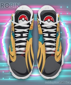 Anime Shoes Pokemon Dragonite Air Jordan 13 Sneakers