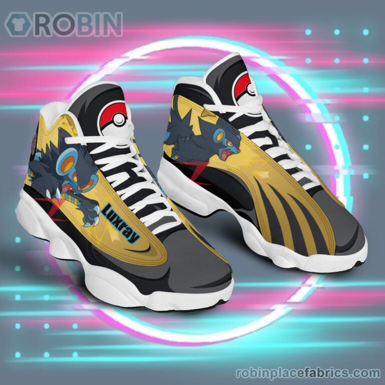 Anime Shoes Pokemon Luxray Air Jordan 13 Sneakers