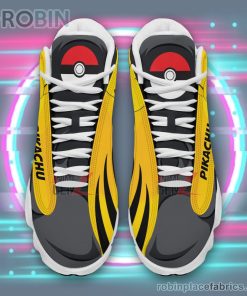 anime shoes pokemon pikachu air jordan 13 sneakers 160 RlinF