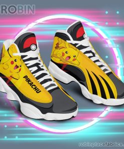 anime shoes pokemon pikachu air jordan 13 sneakers 7 RoJkn