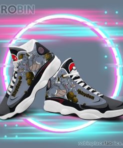 Anime Shoes Pokemon Rhydon Air Jordan 13 Sneakers