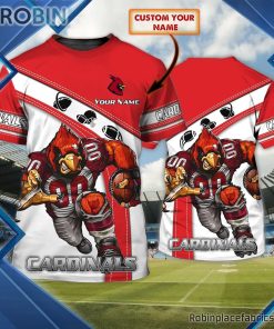 Arizona Cardinals Custom Shirt – Personalized Attack Printed 3D T Shirt