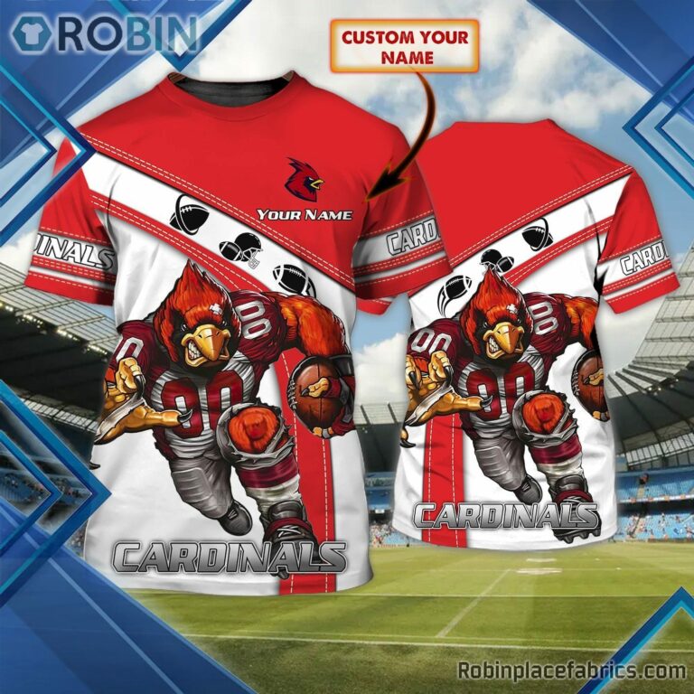 Arizona Cardinals Custom Shirt – Personalized Attack Printed 3D T Shirt