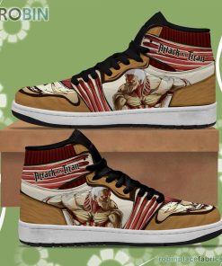 Attack On Titan JD Sneakers Amored Titan Custom Anime Shoes Attack On Titan JD Sneakers Amored Titan Custom Anime Shoes