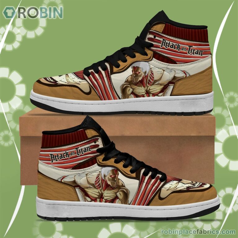 Attack On Titan JD Sneakers Amored Titan Custom Anime Shoes
