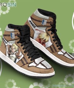 Attack On Titan JD Sneakers Annie Leonhart Custom Anime Shoes Attack On Titan JD Sneakers Annie Leonhart Custom Anime Shoes