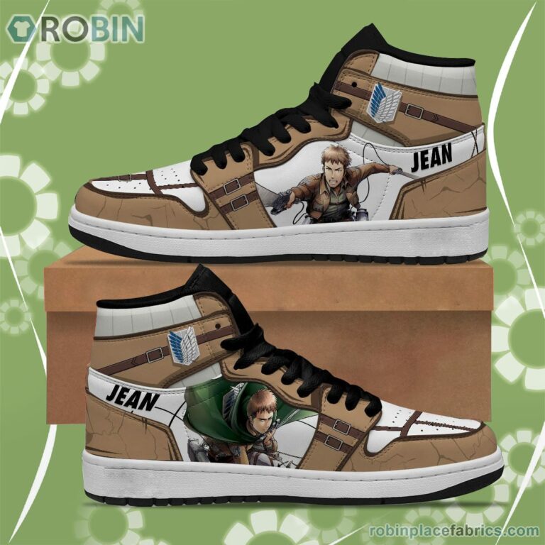 Attack On Titan JD Sneakers Jean Kristein Custom Anime Shoes