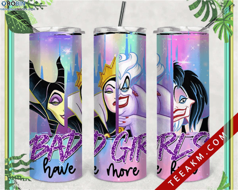 Bad Girls Halloween Halloween Villains Bad Girls Groupcartooned Photo Skinny Tumbler