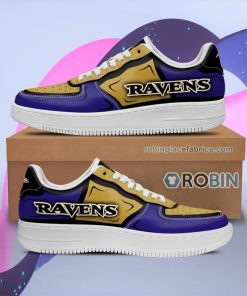 Baltimore Ravens Air Sneakers Custom NAF Shoes