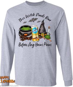 belgian moon mango can this witch needs beer before any hocus pocus shirt 6 9Ytgz