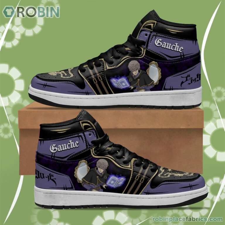 Black Clover Gauche Adlai JD Sneakers Custom Anime Shoes
