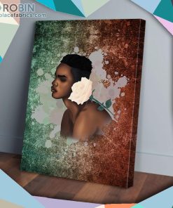 Black Men And The White Rose Matte Wall Art (Canvas And Poster)