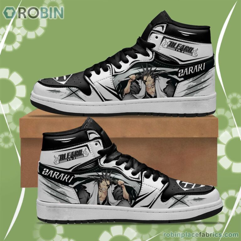 Bleach Kenpachi Zaraki JD Sneakers Custom Anime Shoes
