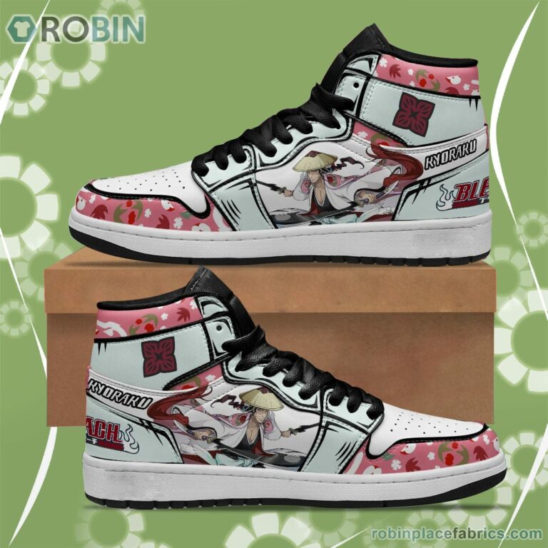 Bleach Shunsui Kyoraku JD Sneakers Custom Anime Shoes
