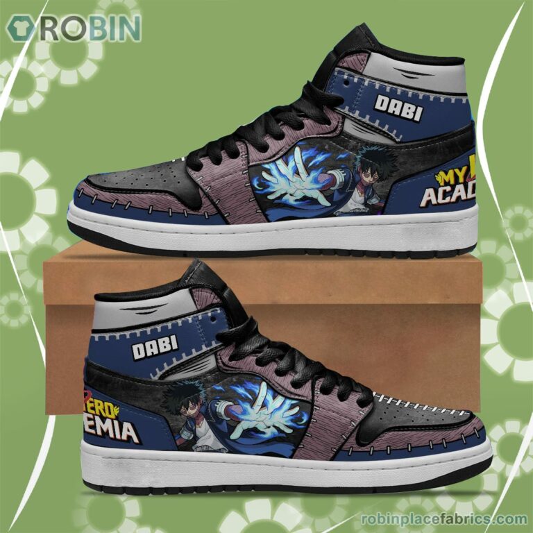 BNHA Dabi JD Sneakers Custom My Hero Academia Anime Shoes