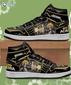 BNHA Denki Kaminari JD Sneakers Custom Anime My Hero Academia Shoes BNHA Denki Kaminari JD Sneakers Custom Anime My Hero Academia Shoes