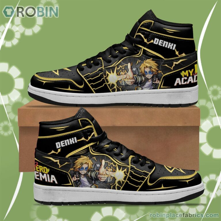 BNHA Denki Kaminari JD Sneakers Custom Anime My Hero Academia Shoes