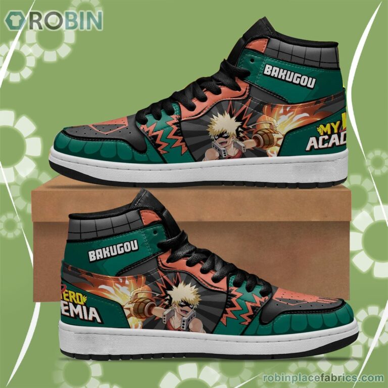 BNHA Katsuki Bakugou JD Sneakers My Hero Academia Custom Anime Shoes