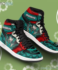 BNHA Midoriya Izuku JD Sneakers Custom Anime My Hero Academia Shoes BNHA Midoriya Izuku JD Sneakers Custom Anime My Hero Academia Shoes