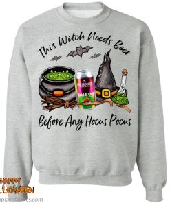 Boatrocker Saison Can This Witch Needs Beer Before Any Hocus Pocus Shirt
