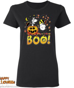 boo happy halloween charlie brown woodstock and snoopy t shirt 4 ttahM
