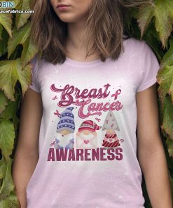 breast cancer awareness american gnomes bleached t shirt pink ribbon bleached shirt 1 s9Ago