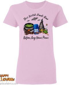 bud light can this witch needs beer before any hocus pocus shirt 4 6yDLX